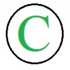Бусины с буквами разноцветными C